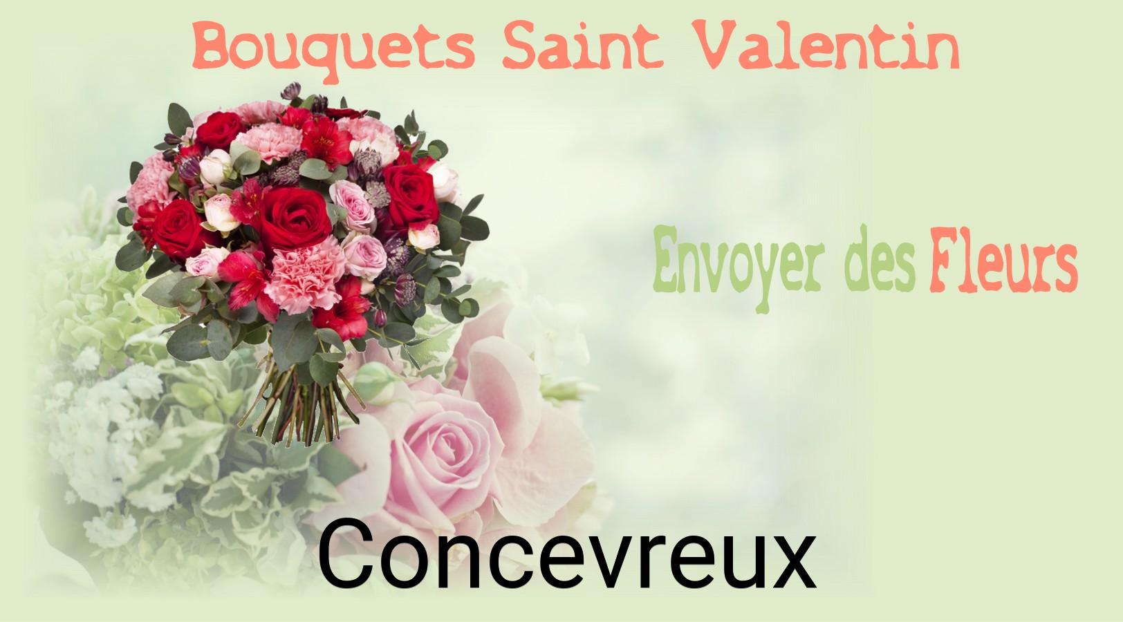 Roses de Saint-Valentin livrées à Concevreux